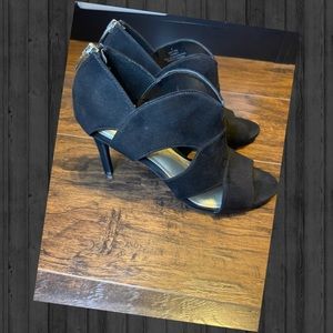 Limelight Aidynn black open toe heels